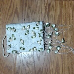 Valerie Stevens evening purse with small roses new